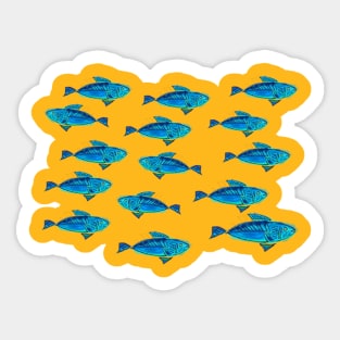 School of Fish Sticker